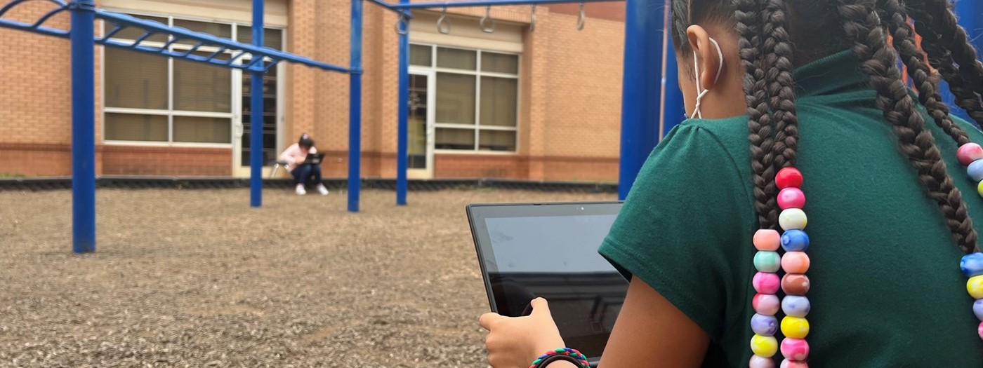 Student on Playground